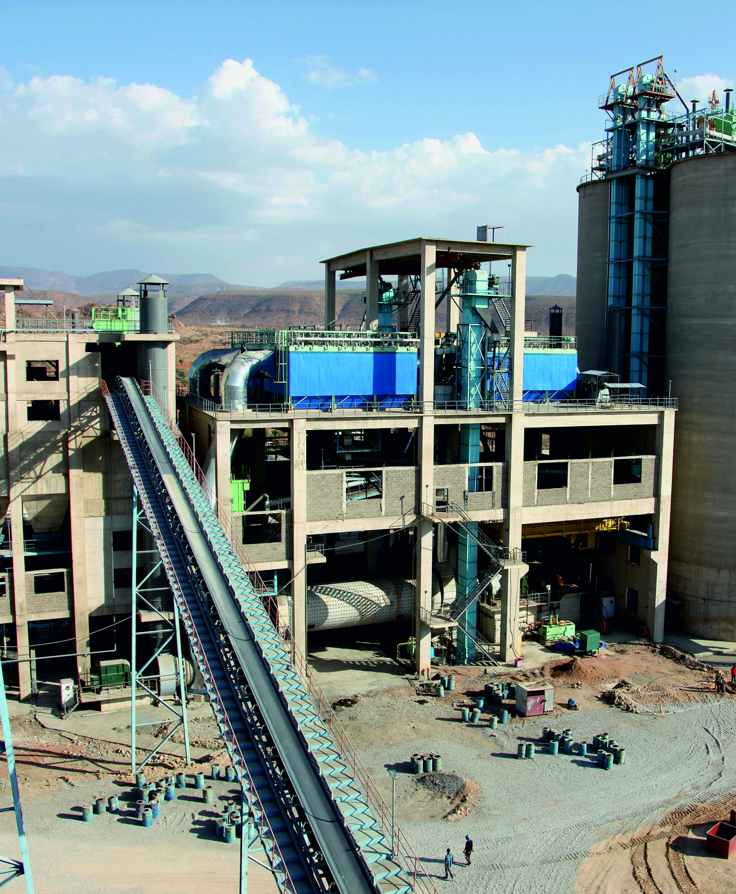 Industrial mechanical construction site